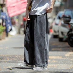 Streetwise Style Men Wide Leg Cargo Jeans Hip Hop