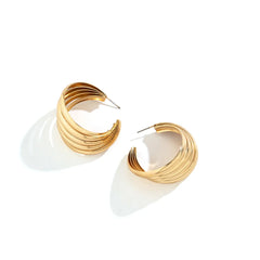 Walk Around Town Hoop Earrings