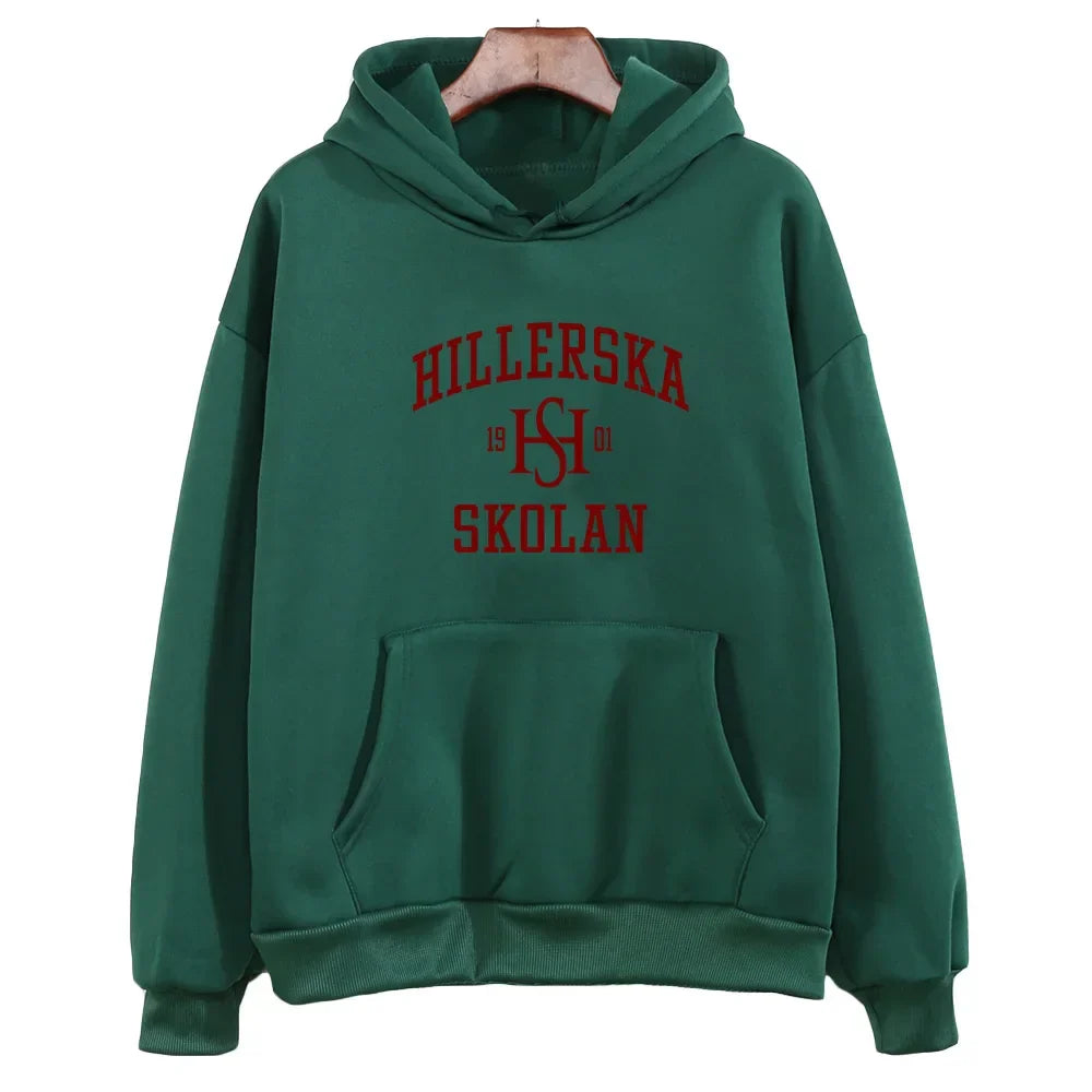Young Royals Letter Print Clothes Autumn Winter Long Sleeve Sweatshirt