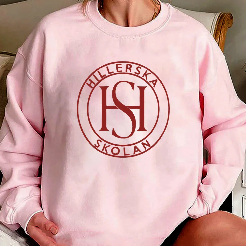 Young Royals Sweatshirt Hillerska School Logo Hillerska Skolan Crewneck