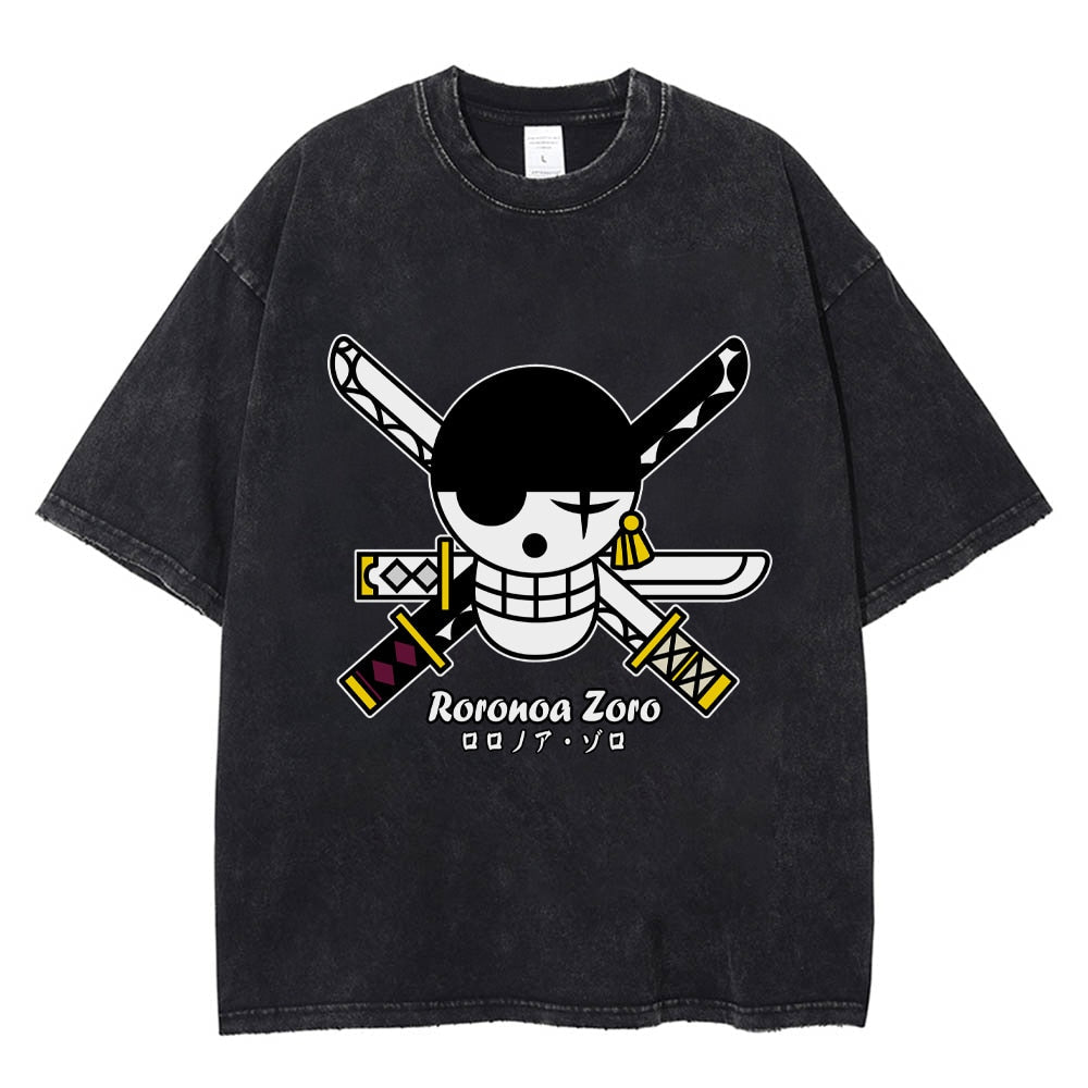 Men T-Shirts Anime Print Streetwear