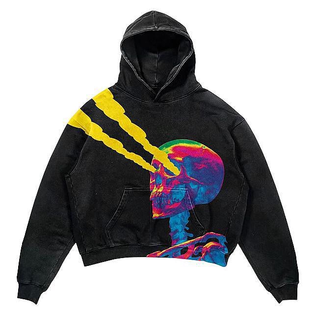 Y2K Oversized Hoodie for Women Trendy Harajuku Streetwear for Winter