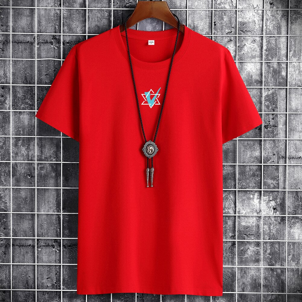 Men's Fashion Casual Tops Oversized T Shirt