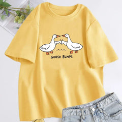 Silly Goose Bumps T-shirt Unisex Summer Tee