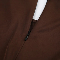 Wrapped Around You Brown Jumpsuit