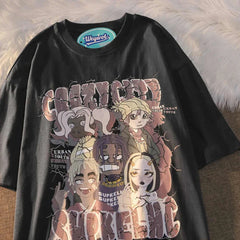 Kawaii Y2K Aesthetic Streetwear T-shirt Harajuku