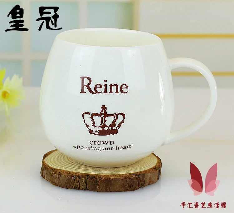 Cute Doraemon Hello Kitty Mug Ceramic Cup Fat Belly Cup Lovers Cup Creative Cartoon Bulb