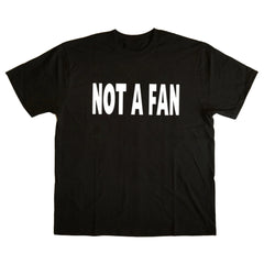 Show Your Bold Side with Our Women's Street Fashion T-Shirt with Not a Fan Letter Print