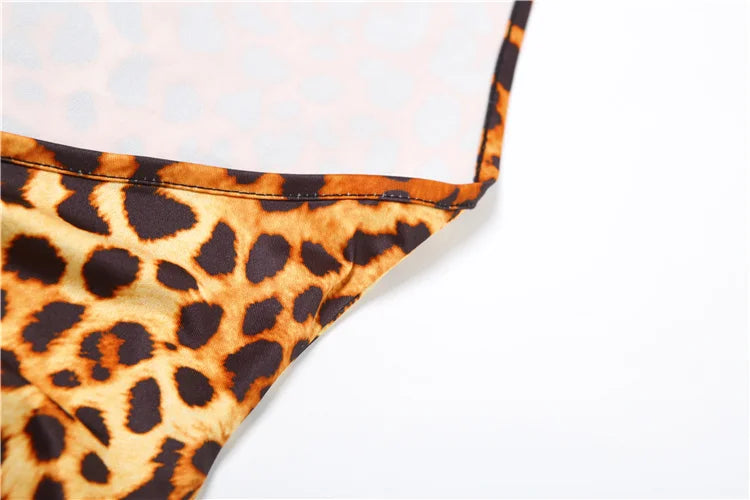 Sophie Leopard Print Romper