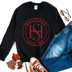 Young Royals Sweatshirt Hillerska School Logo Hillerska Skolan Crewneck