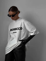 Prosecco Mood Oversized Top
