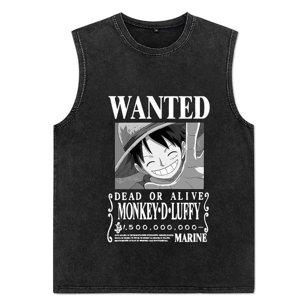 Men T-Shirts Anime Print Streetwear