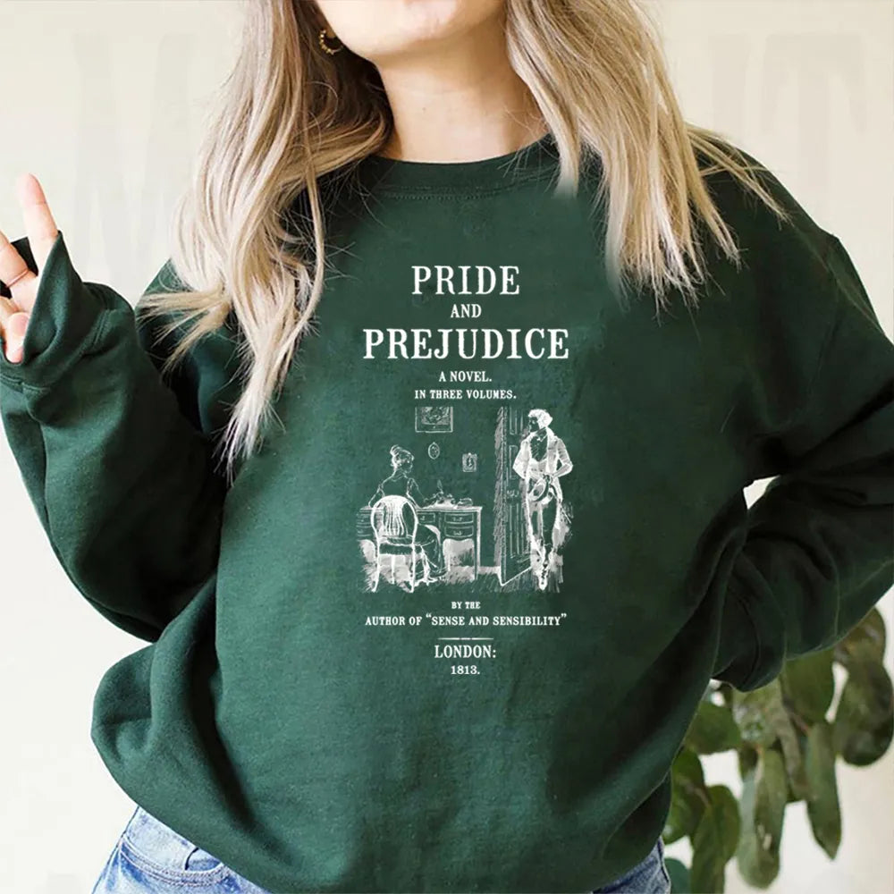 Pride and Prejudice Sweatshirt Casual Pullovers