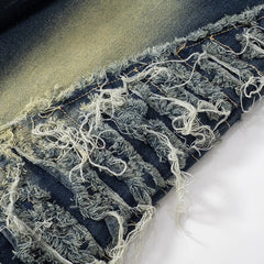 Think It Over High Waisted Shredded Jeans