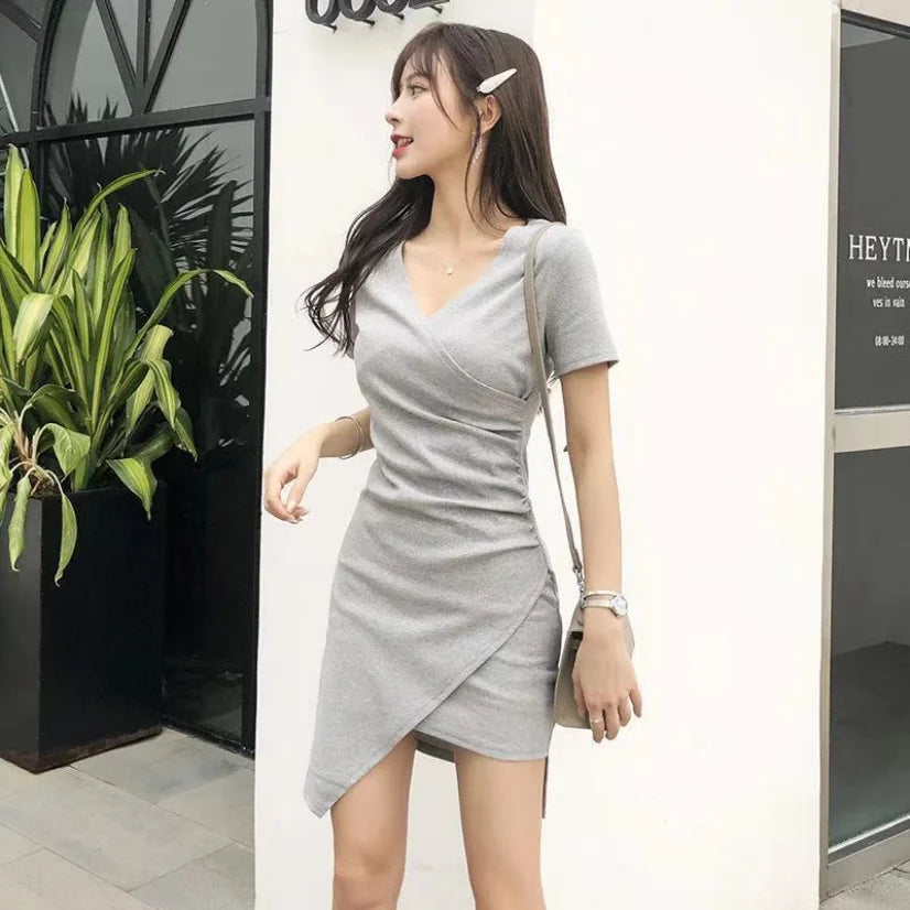 2024 Sexy Temperament Dresses for Women Slim Fit and Slim Sexy Wrap