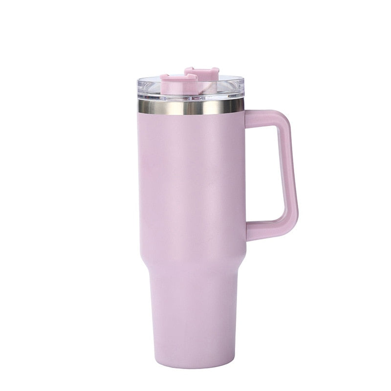 Stainless Steel Mug Coffee Cup Thermal  Mugs Thermos Tumbler with Handle