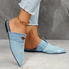 Denim Fantasy Flats