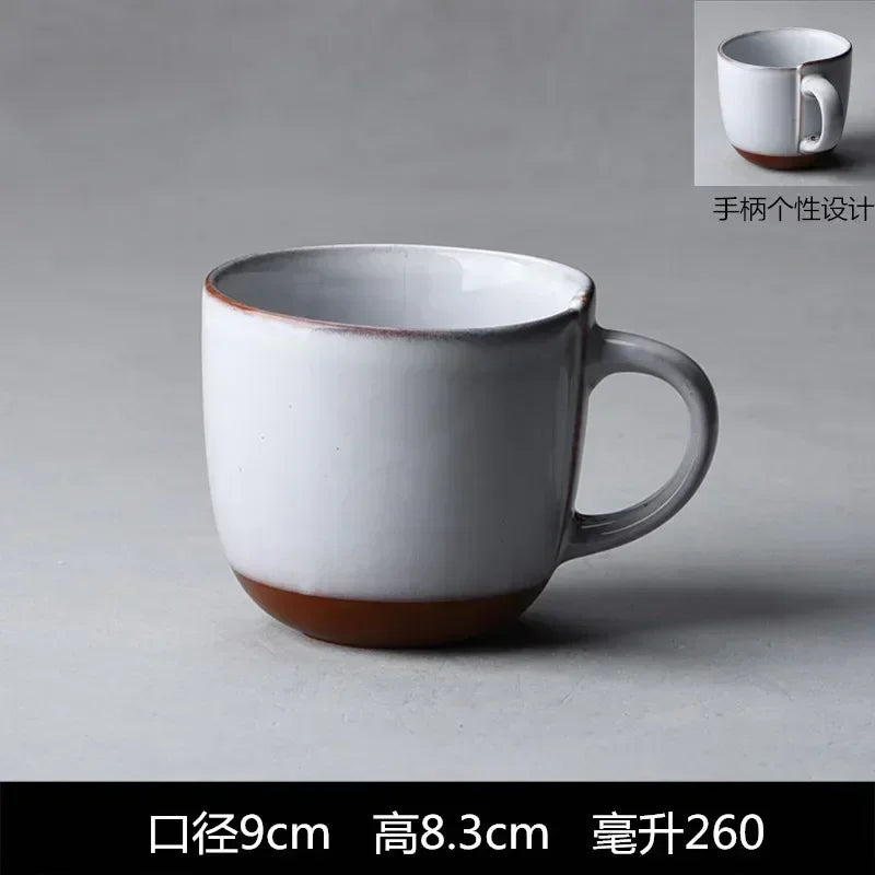 Creative Retro Household Water Coffee Micro-defective Ceramic Cup Personality Trend Mug Japanese