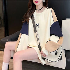 Loose Tops Pullovers Sweatshirts for Women Graphic Round Neck