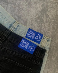 Jeans Y2K Harajuku Hip Hop Cartoon Embroidery Baggy Jeans