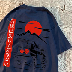 Japanese Style Car Funny Original Design Man T-Shirts