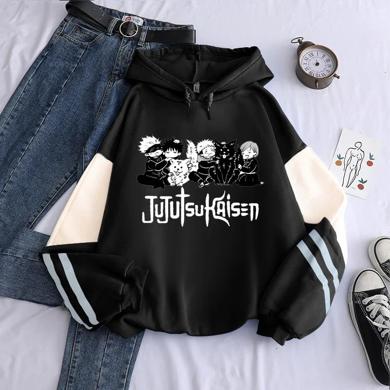 2023 Anime Fashion Gojo Satoru Graphic Hoodie Jujutsu Kaisen Plus Size Sweatshirt for Winter