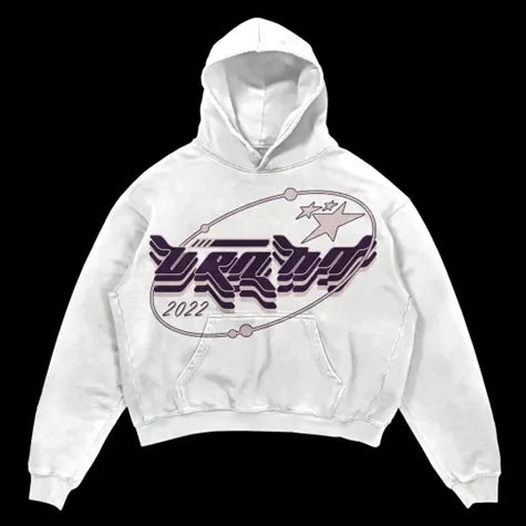 Street hooded sweater ins couple sweatshirt jacket American Gothic retro Y2K