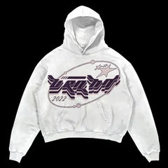 Street hooded sweater ins couple sweatshirt jacket American Gothic retro Y2K