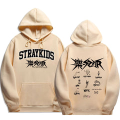 2024 Stray Kids Rock Star Hoodies Straykids Rock-Star Man Sweatshirts Kpop