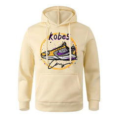Autumn Winter printing Basketball shoes Hoodie Sweatshirt loose casual Hip-hop Sweatshirts
