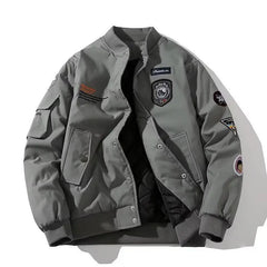 Y2k Harajuku Mens Autumn Winter Astronaut Coat Pilot Jacket