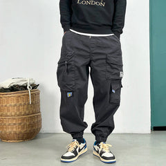 Chic Korean Fashion Cargo Pants for Men Streetwear