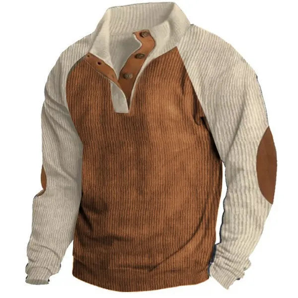 Latest Fashion Trend: Men's Stand Collar 3D Hoodie with Popular Digital Print