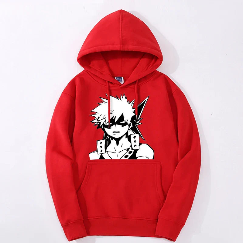 2024 My Hero Academia Men's Hoodie Anime Streetwear