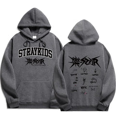 2024 Stray Kids Rock Star Hoodies Straykids Rock-Star Man Sweatshirts Kpop