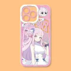 Blue Archive Soft Silicone Case for iPhone Transparent Back Cover