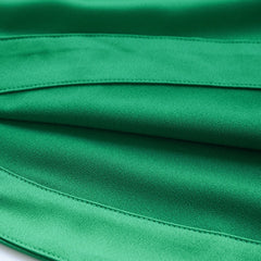 Satin High Waist Mini Skirt