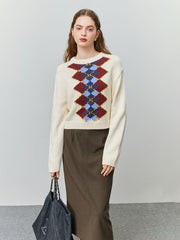 Sweater for Women Winter Niche Design  Knitted Sweater Pullover Women