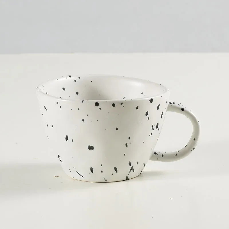 Ink Splash Ceramic Espresso Coffee Cups Creative Design