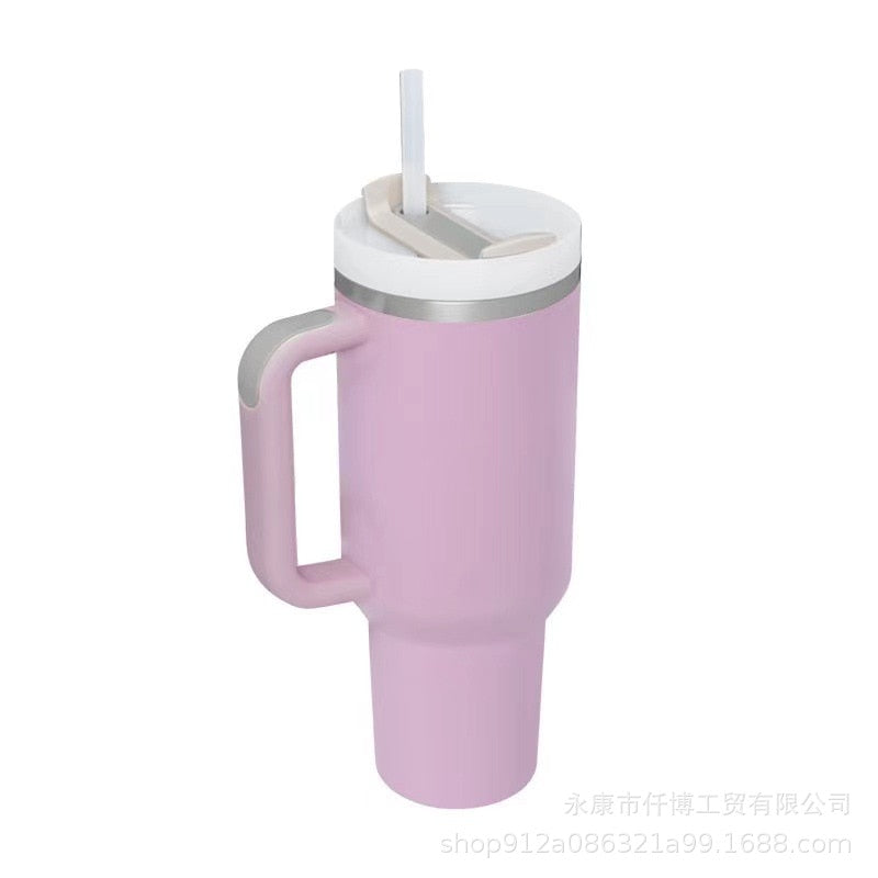Stainless Steel Mug Coffee Cup Thermal  Mugs Thermos Tumbler with Handle