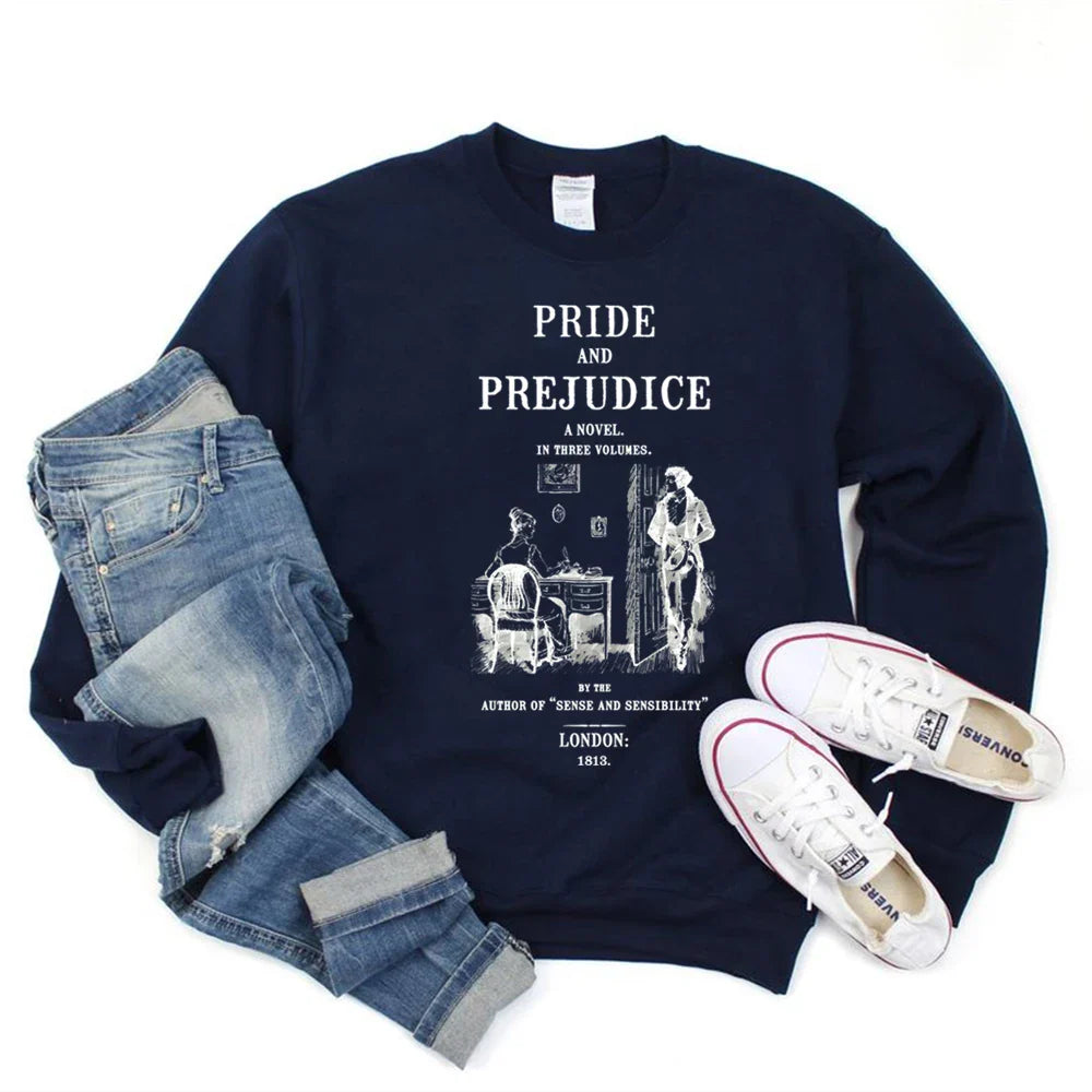 Pride and Prejudice Sweatshirt Casual Pullovers