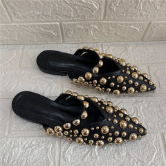 That's All I Got Studded Punk Slippers
