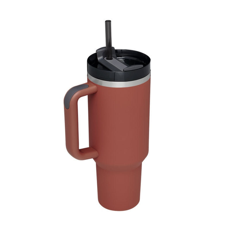 Stainless Steel Mug Coffee Cup Thermal  Mugs Thermos Tumbler with Handle