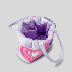 Pink Bobby Heart Wave Purse