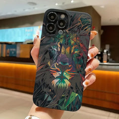 Colorful Lion Pattern Phone Case For iPhone