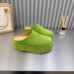 Let's Get Out Of Here Platform Mule Shoes