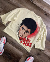 Y2K Hip-Hop Graphic T-shirt: Men's Gothic Streetwear