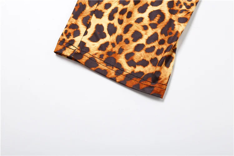 Sophie Leopard Print Romper