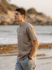 Letter Print T-shirt Men