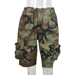 Camouflage Multi Pocket Shorts